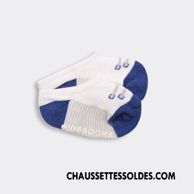 Chaussette Basse Fille Engrener Mince Été Printemps Invisible Chaussettes En Coton Bleu