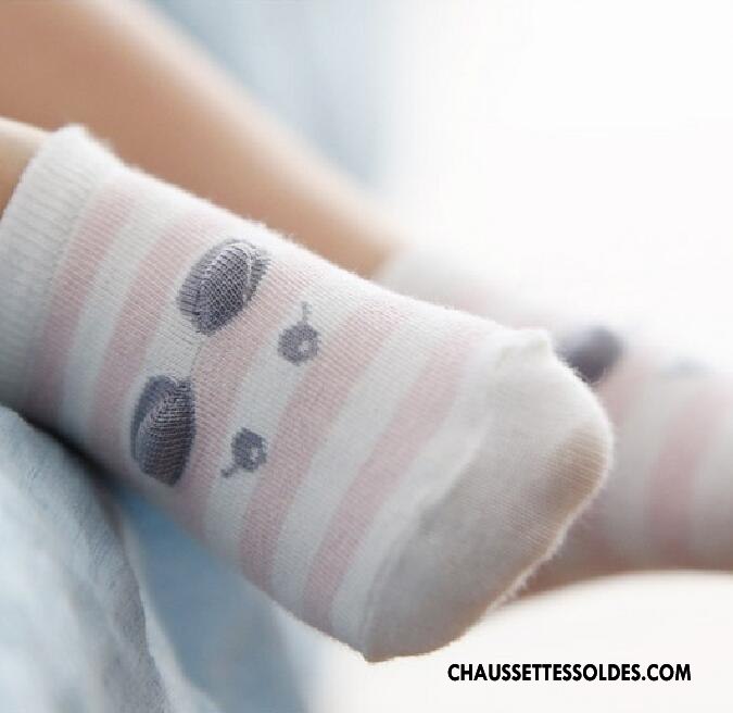 Chaussette Basse Fille Souriant Coton Bio Enfant Bébé Antidérapant Jaune