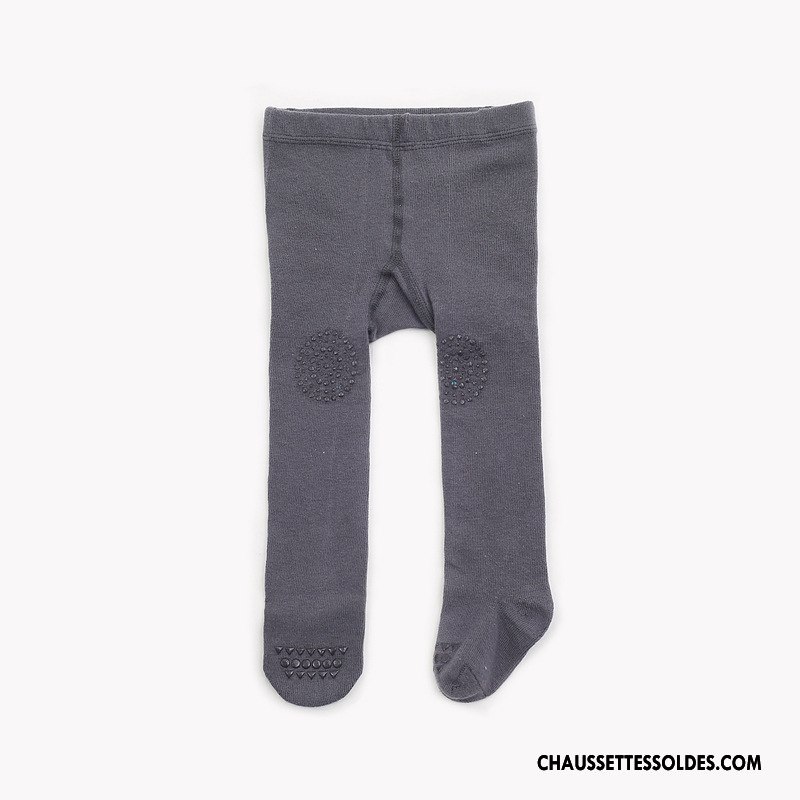 Chaussettes Courtes Garçon Style Chaud Guêtres Leggings Petit Collant Panty 100% Coton Hiver Gris