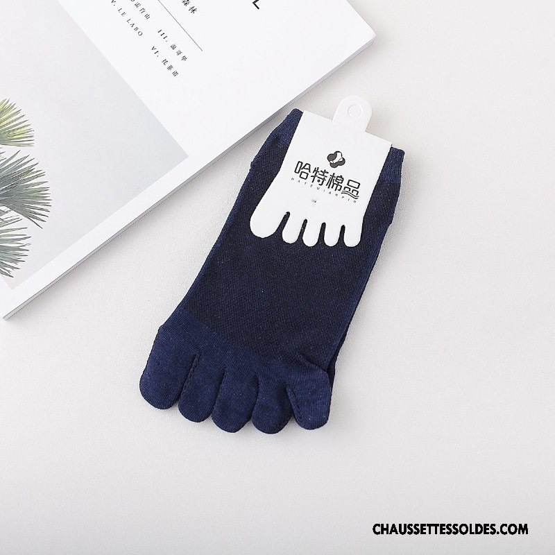 Chaussettes Courtes Homme Cinq Doigts Engrener Absorber La Sueur