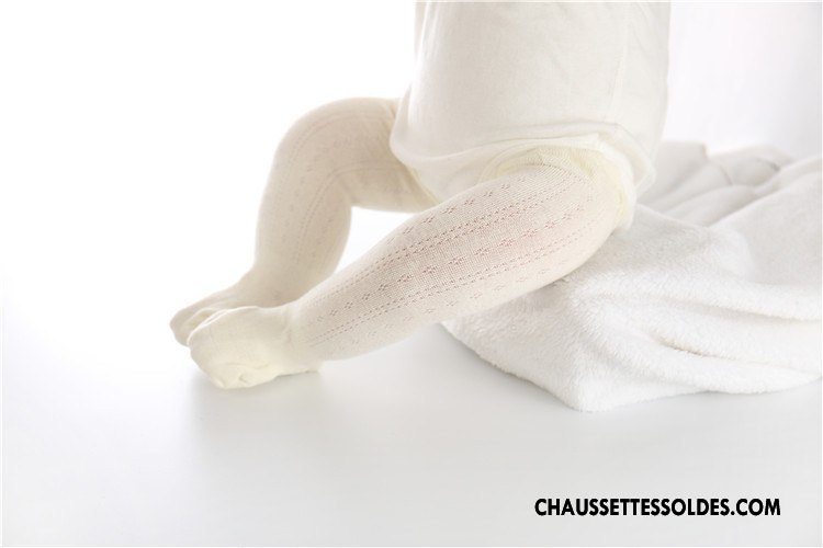 Chaussettes Longues Fille Enfant Long Stock L'automne Bébé Homme Chaussettes En Coton Pure Blanc