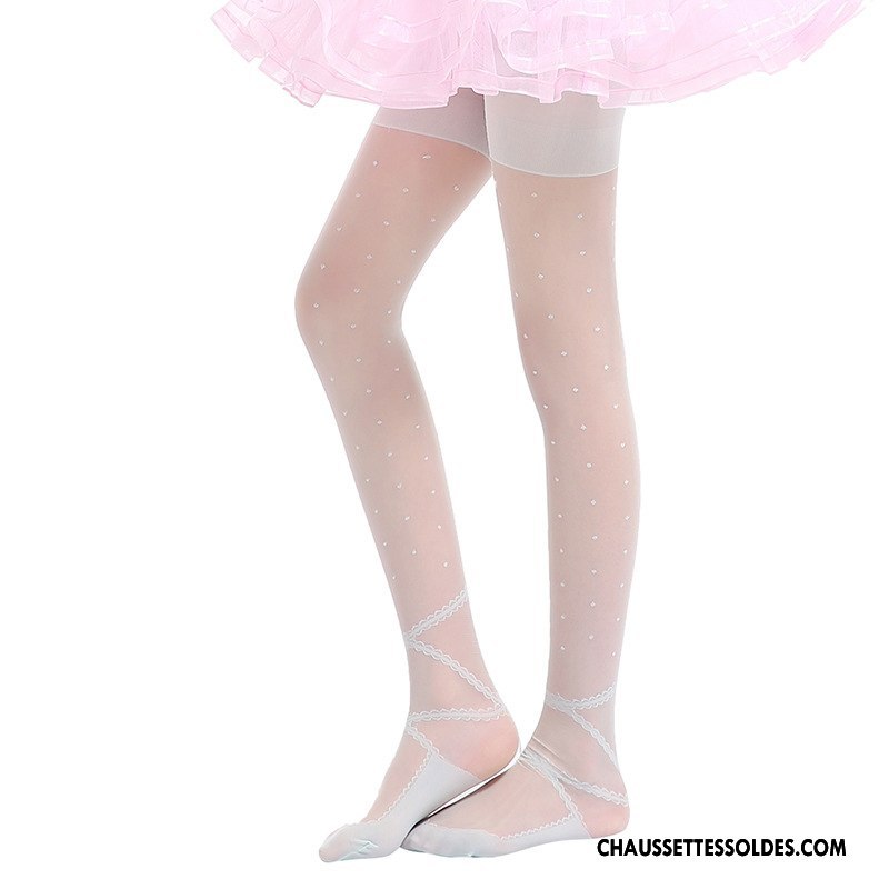 Collant Fille Respirant Le Nouveau Très Mince Été Ballet Enfant Blanc