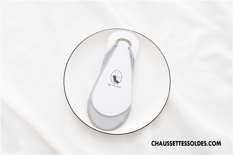 Bas Bas De Soie Femme Bretelle Printemps Invisible Été Chaussette Antidérapant