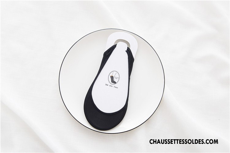 Bas Bas De Soie Femme Bretelle Printemps Invisible Été Chaussette Antidérapant