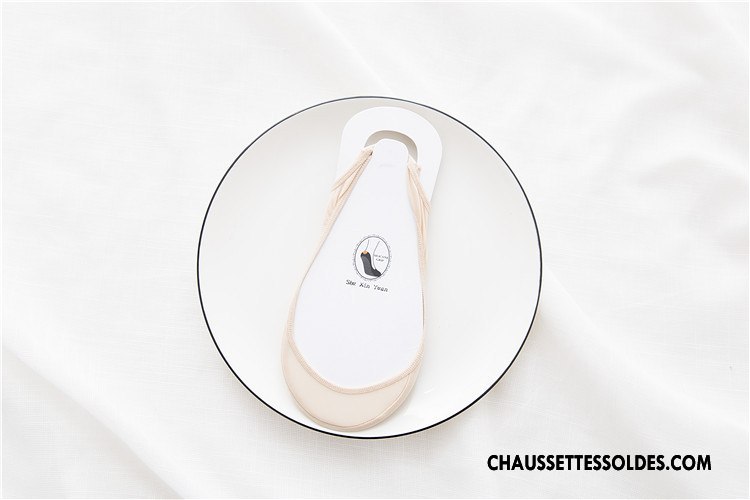 Bas Bas De Soie Femme Bretelle Printemps Invisible Été Chaussette Antidérapant