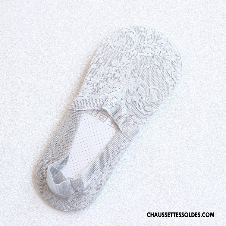 Bas Bas De Soie Femme Chaussette Basse Coupée Légère Été Printemps Bambou Fibre Foncé