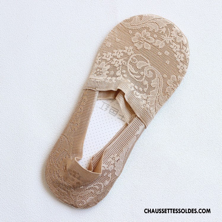 Bas Bas De Soie Femme Chaussette Basse Coupée Légère Été Printemps Bambou Fibre Foncé