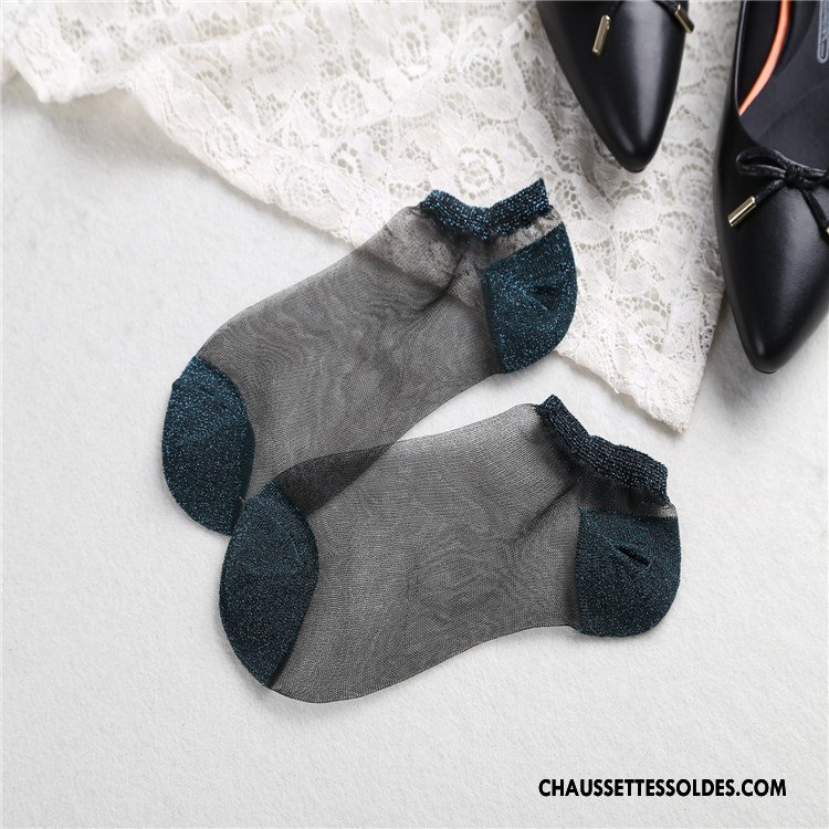 Bas Bas De Soie Femme Chaussette Basse Coupée Nouvelles Arrivées Printemps Sexy Été Marron / Brun