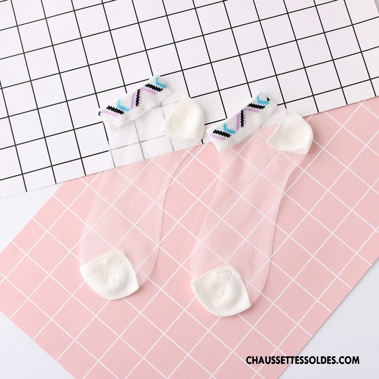 Bas Bas De Soie Femme Chaussette Chaussette Basse Coupée Le Nouveau Gris
