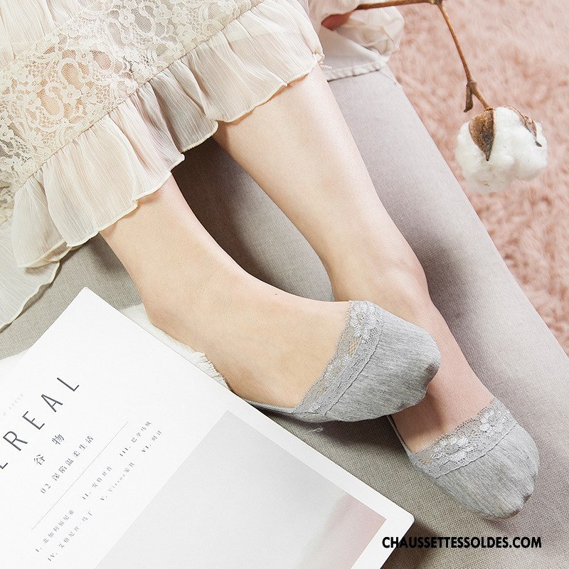 Bas Bas De Soie Femme Chaussette Coton Bio 100% Coton Légère Été Chaussettes En Coton Gris Clair