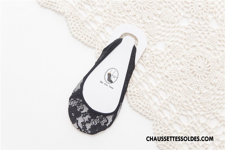 Bas Bas De Soie Femme Chaussette Dame Antidérapant Printemps Silicone Invisible