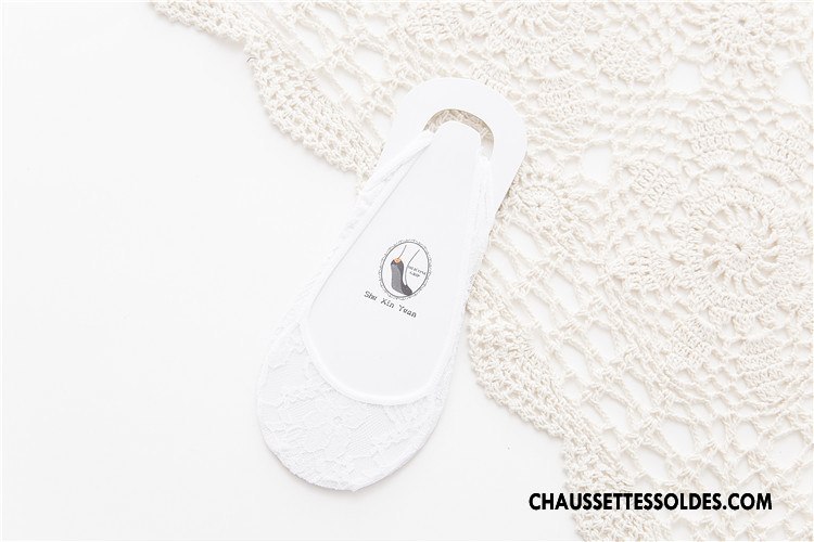 Bas Bas De Soie Femme Chaussette Dame Antidérapant Printemps Silicone Invisible