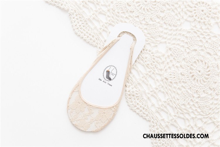 Bas Bas De Soie Femme Chaussette Dame Antidérapant Printemps Silicone Invisible