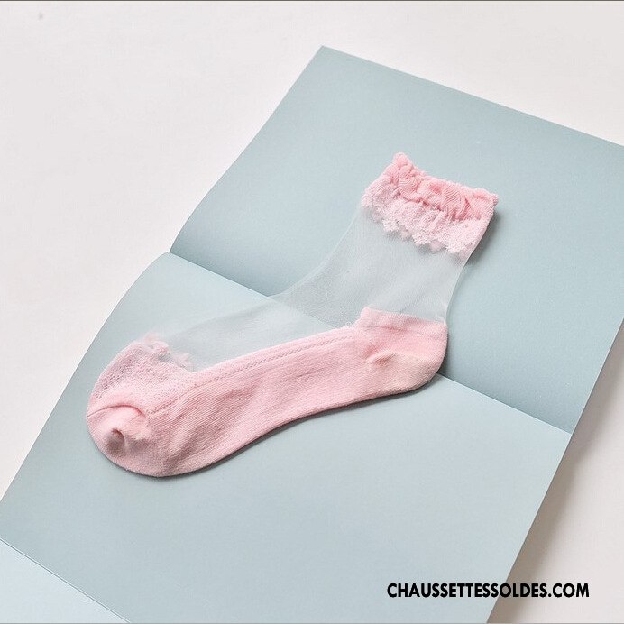 Bas Bas De Soie Femme Chaussette De Noël Style Chaud Princesse Doux Matelassé Été Bleu