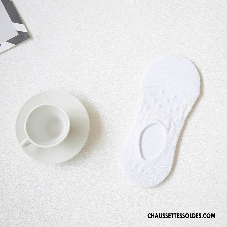 Bas Bas De Soie Femme Chaussette Invisible Chaussettes En Coton 100% Coton Respirant Été Rose