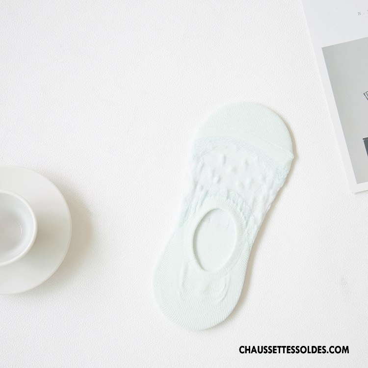 Bas Bas De Soie Femme Chaussette Invisible Chaussettes En Coton 100% Coton Respirant Été Rose