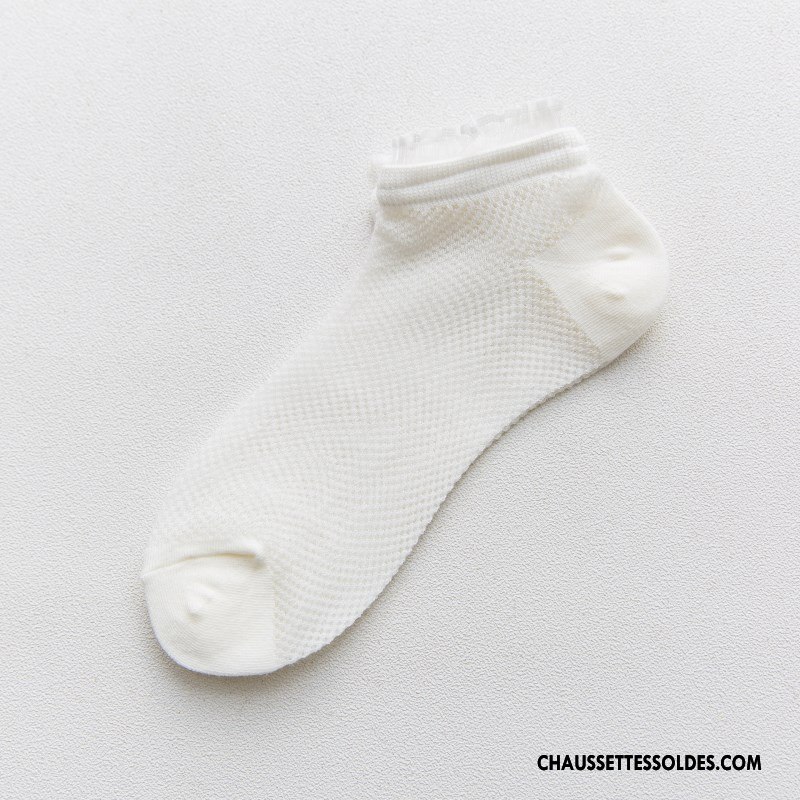 Bas Bas De Soie Femme Chaussette Printemps Chaussette Basse Coupée Nouvelles Arrivées Frais Courte Rose