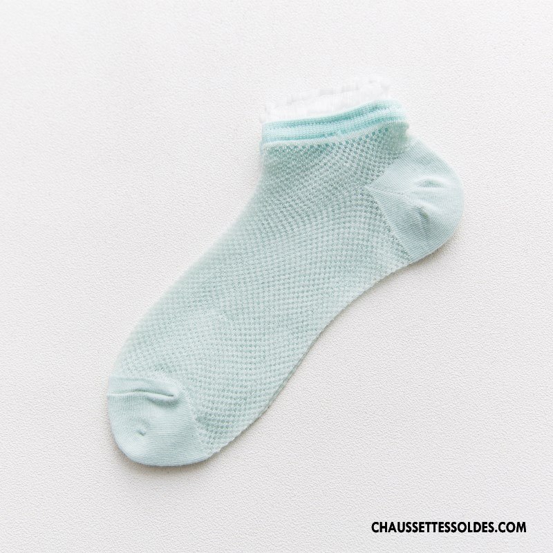Bas Bas De Soie Femme Chaussette Printemps Chaussette Basse Coupée Nouvelles Arrivées Frais Courte Rose