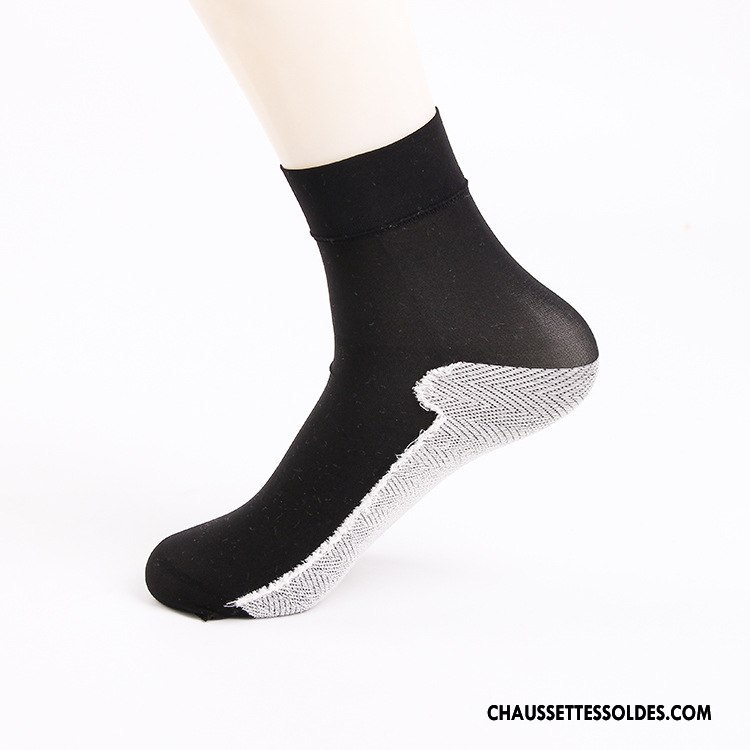 Bas Bas De Soie Femme Confortable Légère Le Nouveau Tous Les Assortis Été Chaussette Pure Marron / Brun