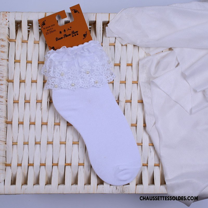 Bas Bas De Soie Femme Couche Double Chaussette Basse Coupée Printemps Coton Bio Courte Perle Pure Jaune