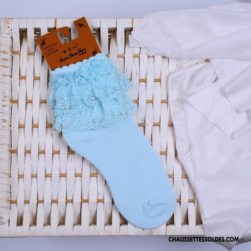 Bas Bas De Soie Femme Couche Double Chaussette Basse Coupée Printemps Coton Bio Courte Perle Pure Jaune