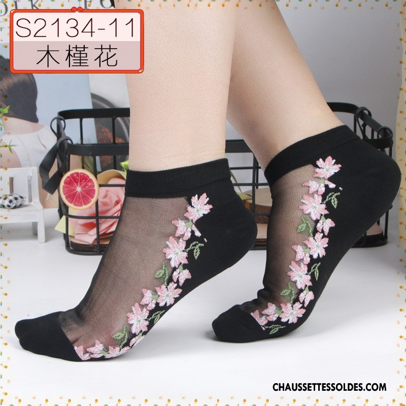 Bas Bas De Soie Femme Cristal Chaussette Middle Waisted Matelassé Vente Chaude Le Nouveau Noir