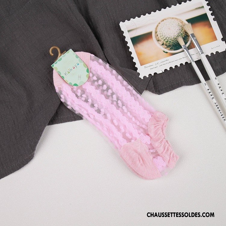 Bas Bas De Soie Femme Dame Absorber La Sueur Respirant Doux Chaussettes En Coton Chaussette Basse Coupée Gris