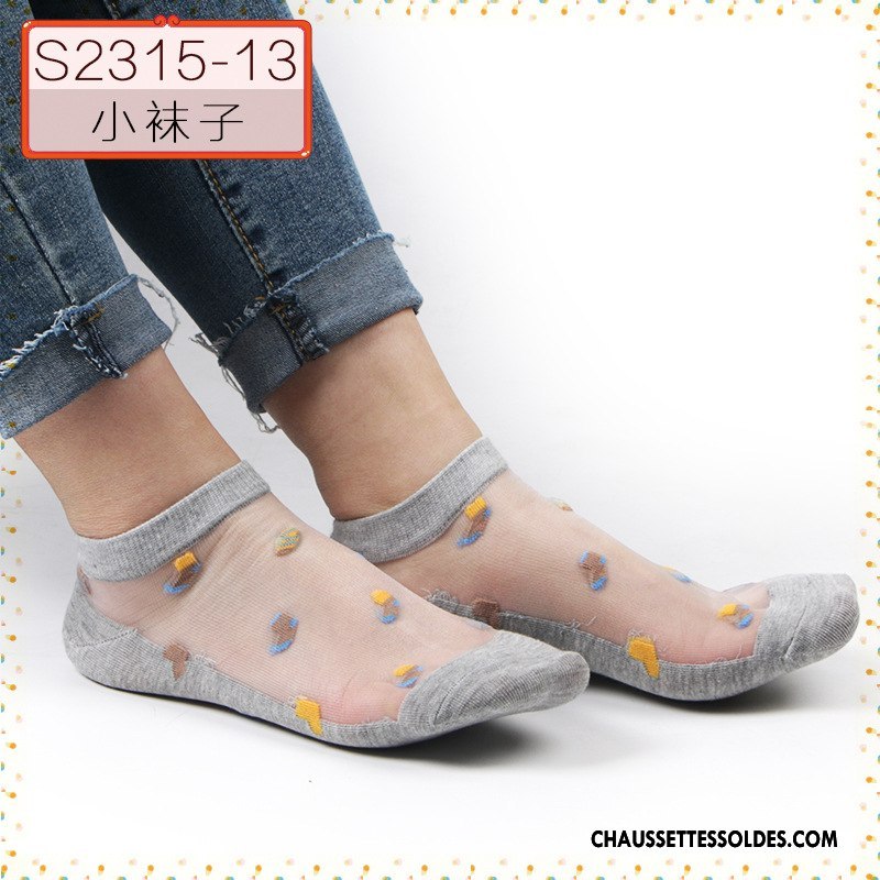 Bas Bas De Soie Femme Dessin Animé Chaussette Chaussette De Noël Ajouter Du Coton Vente Chaude Été Rose