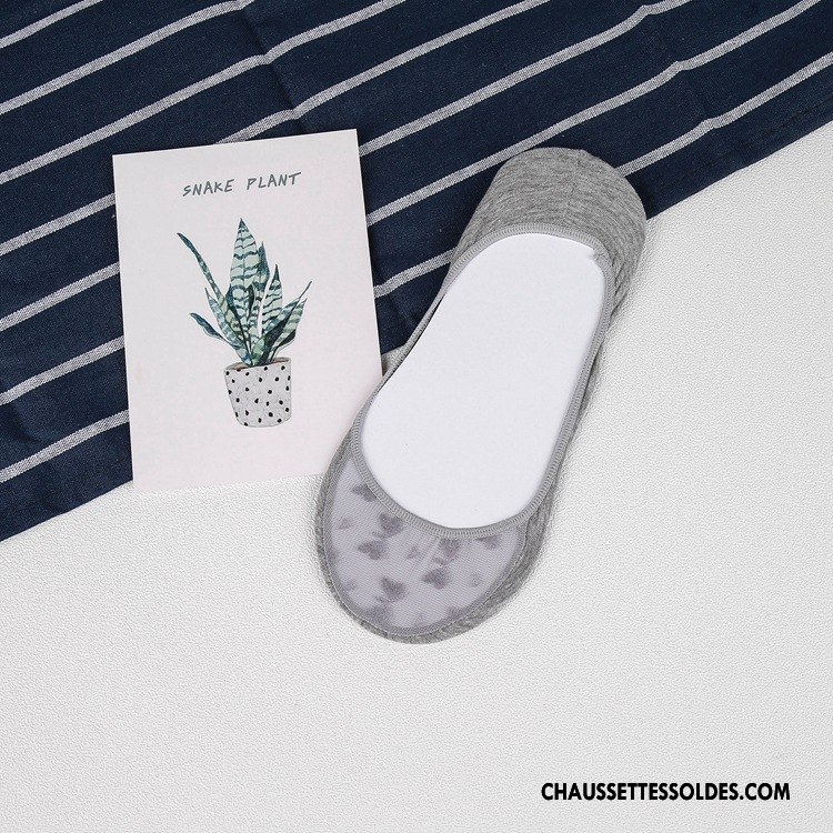 Bas Bas De Soie Femme Invisible Amour Chaussette Basse Coupée Été Dames Chaussette Courte Bleu Clair