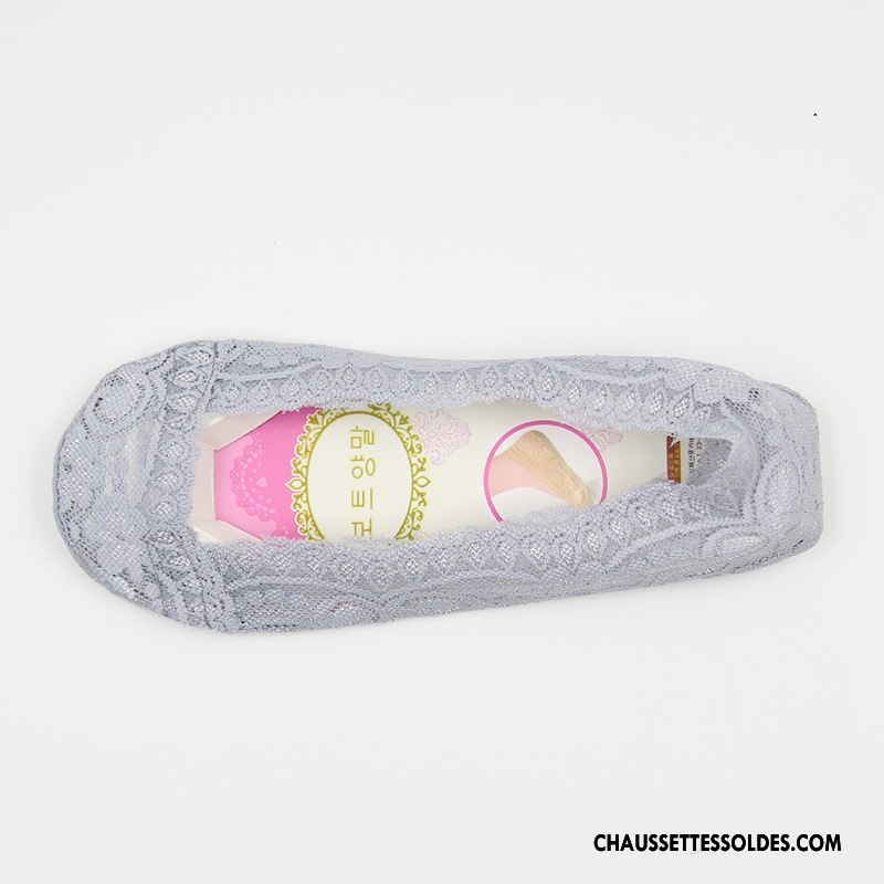Bas Bas De Soie Femme Invisible Antidérapant Chaussette Courte Clearance À Vendre Dentelle Silicone Rose Clair
