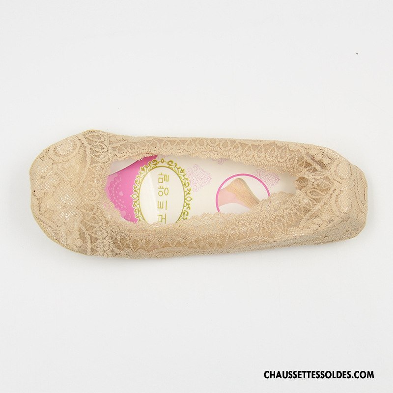Bas Bas De Soie Femme Invisible Antidérapant Chaussette Courte Clearance À Vendre Dentelle Silicone Rose Clair