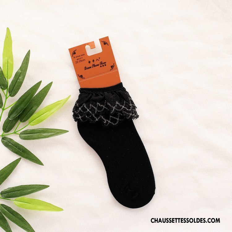 Bas Bas De Soie Femme Le Nouveau 100% Coton L'automne Chaussette De Noël Engrener Princesse Or Gris