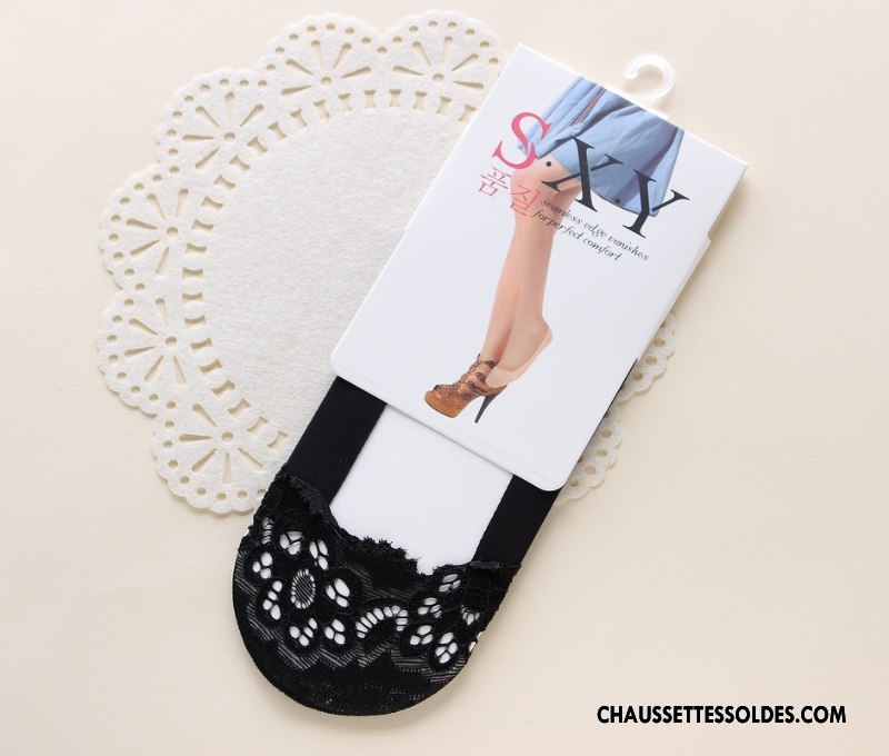 Bas Bas De Soie Femme Le Nouveau Chaussette Chaussette Basse Coupée Été Silicone Soie De Glace