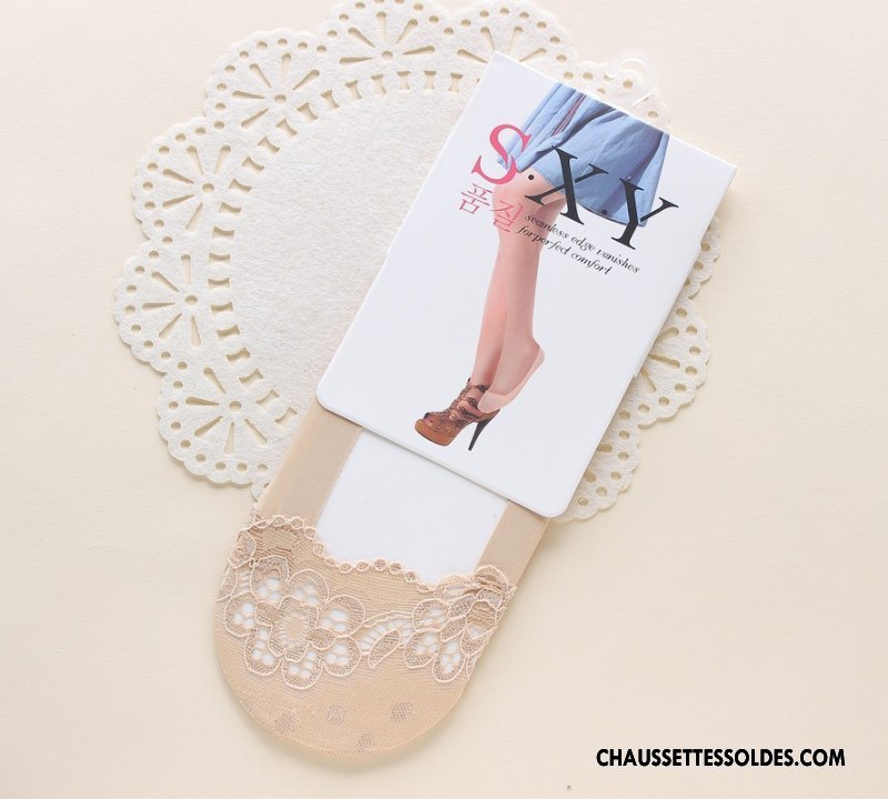 Bas Bas De Soie Femme Le Nouveau Chaussette Chaussette Basse Coupée Été Silicone Soie De Glace