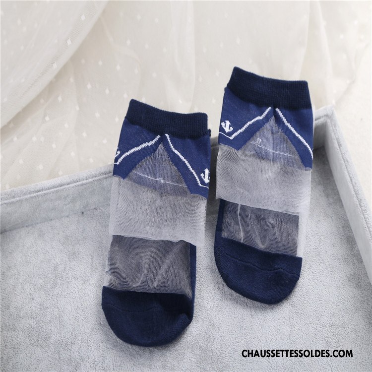 Bas Bas De Soie Femme Le Nouveau Modèle Été Chaussette De Noël Personnalité Printemps Blanc