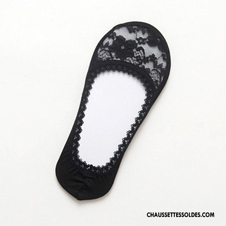Bas Bas De Soie Femme Légère Chaussette Dentelle Été Chaussettes En Coton Dame Blanc