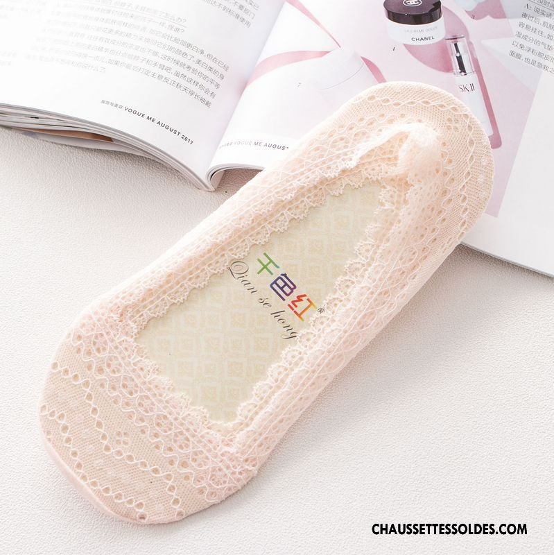 Bas Bas De Soie Femme Marque Chaussette Basse Coupée Le Nouveau Invisible Dentelle Pure Gris Clair