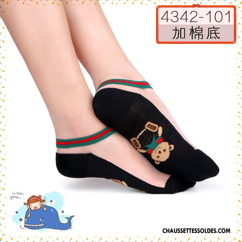 Bas Bas De Soie Femme Matelassé Respirant Chaussette Le Nouveau Chaussette De Noël Dame Noir Argent