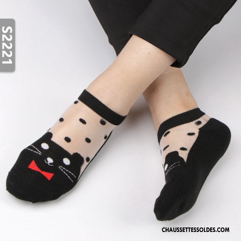 Bas Bas De Soie Femme Matelassé Respirant Chaussette Le Nouveau Chaussette De Noël Dame Noir Argent