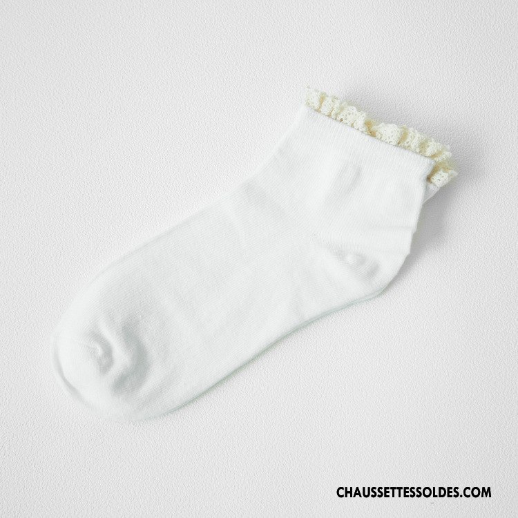 Bas Bas De Soie Femme Nouvelles Arrivées Chaussette 100% Coton Chaussette Courte Mode Printemps Vert