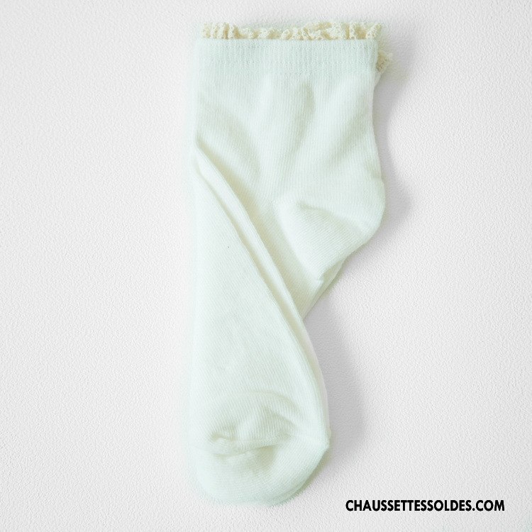 Bas Bas De Soie Femme Nouvelles Arrivées Chaussette 100% Coton Chaussette Courte Mode Printemps Vert