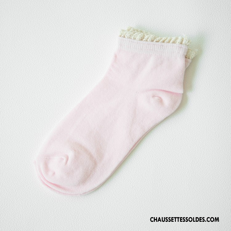 Bas Bas De Soie Femme Nouvelles Arrivées Chaussette 100% Coton Chaussette Courte Mode Printemps Vert