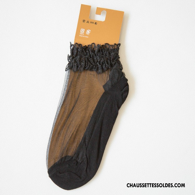 Bas Bas De Soie Femme Nouvelles Arrivées Chaussette De Noël Antidérapant Fleurs Dame Dentelle Vert Clair