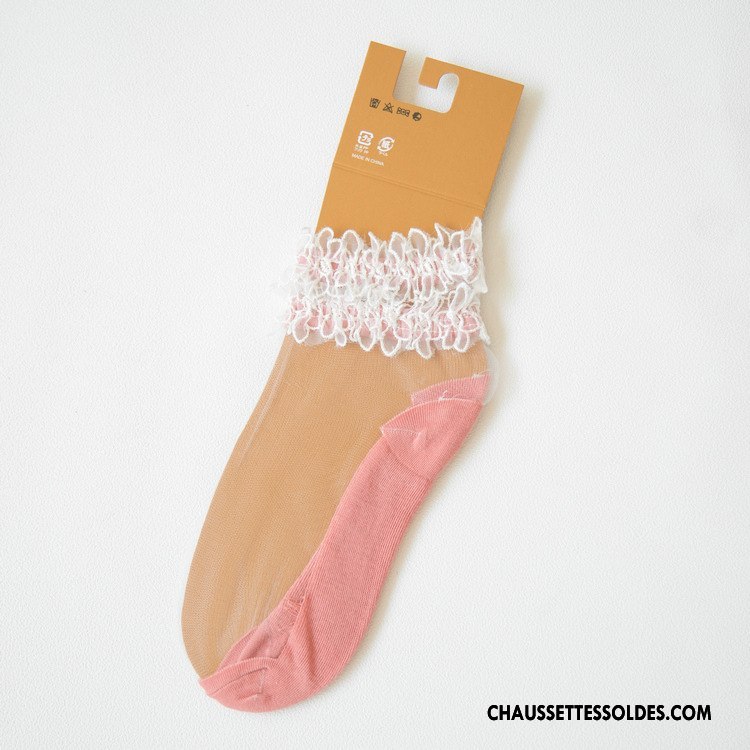 Bas Bas De Soie Femme Nouvelles Arrivées Chaussette De Noël Antidérapant Fleurs Dame Dentelle Vert Clair