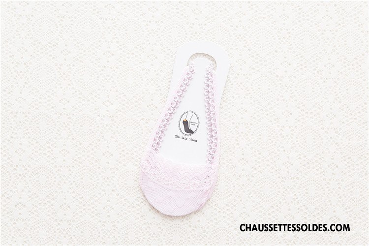 Bas Bas De Soie Femme Printemps Dentelle Le Nouveau Chaussette Invisible Matelassé Argent Gris