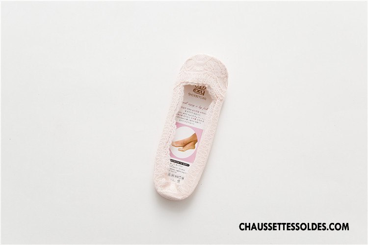 Bas Bas De Soie Femme Printemps Nouvelles Arrivées Invisible Été Dentelle Chaussette Courte Gris