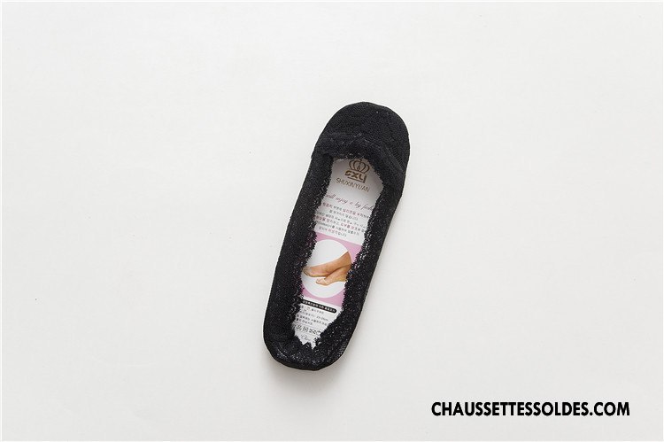Bas Bas De Soie Femme Printemps Nouvelles Arrivées Invisible Été Dentelle Chaussette Courte Gris