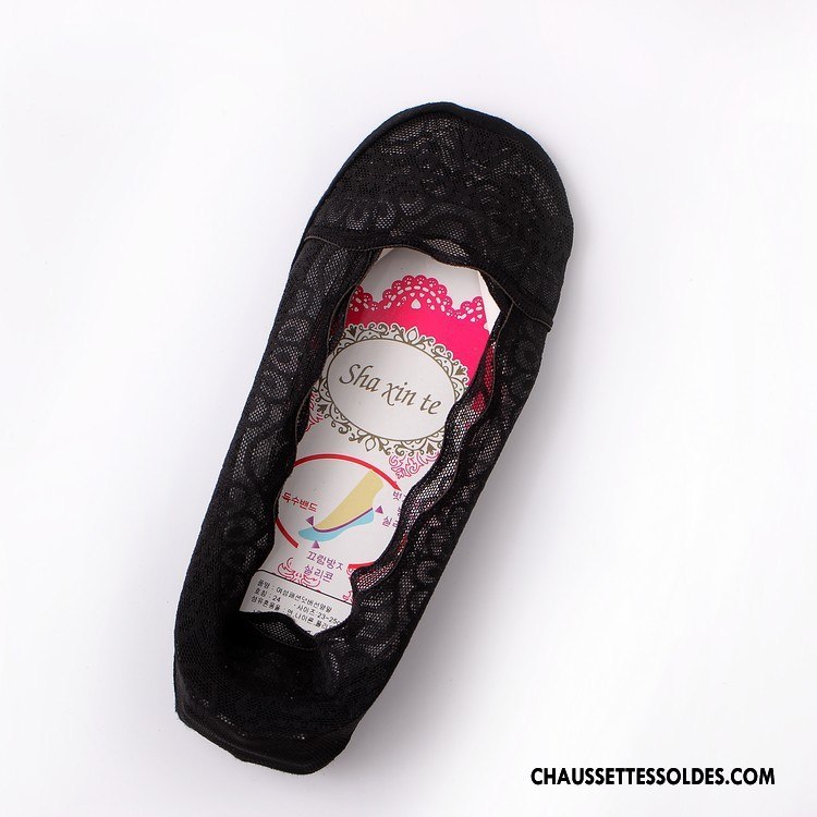 Bas Bas De Soie Femme Sexy En Maille Chaussette Dentelle Chaussette Basse Coupée Silicone Blanc