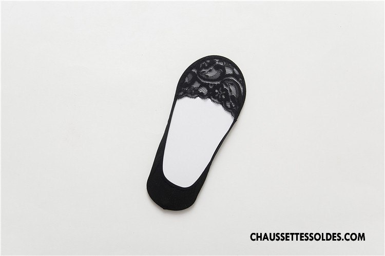 Bas Bas De Soie Femme Simple Chaussette Nouvelles Arrivées Dentelle Printemps Style Chaud Noir
