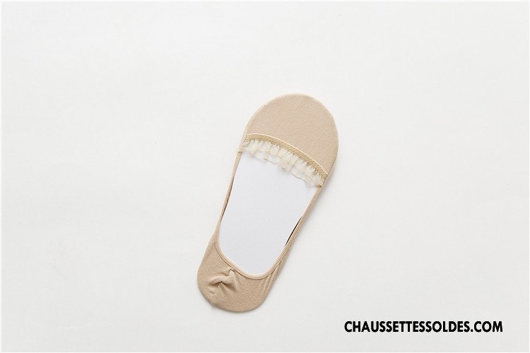 Bas Bas De Soie Femme Simple Dentelle Invisible Style Chaud Chaussette Été